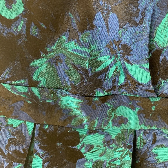 Carmen Marco Valvo A-Line V-Neck Dress sz 2 - Picture 5 of 8